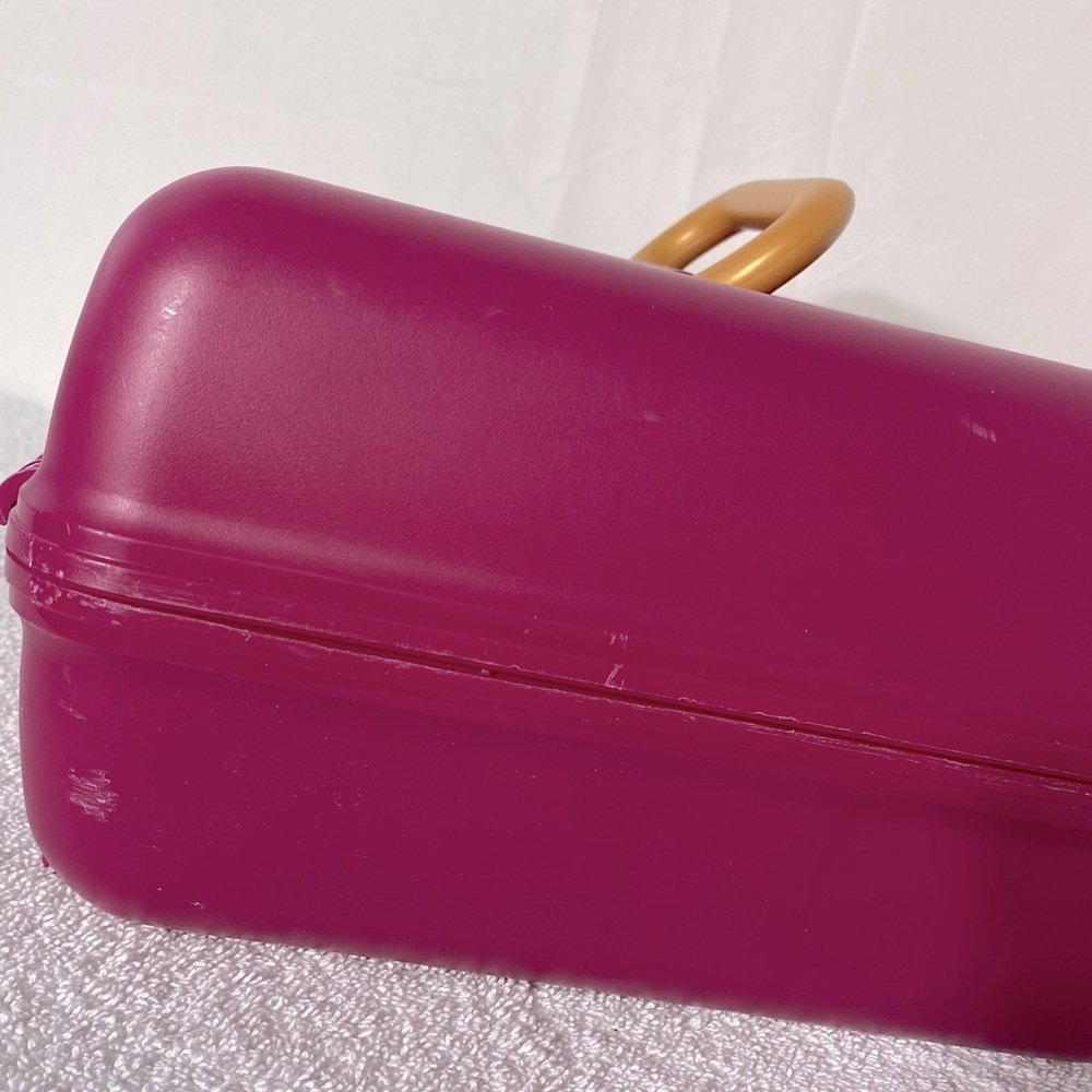 Vintage Caboodles Pink Plastic Makeup Storage Tackle Box - Picture 13 of 16